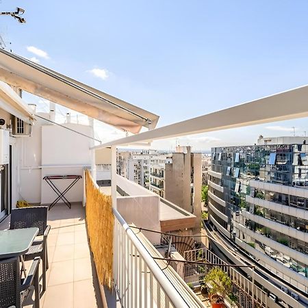 Elegant, Modern & Spacious Apartment In Thessaloniki With Balcony Tessalónica Exterior foto
